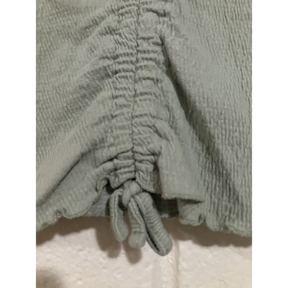 Jessica Simpson Shirt Girls Green Short Sleeve V Neck Pullover Top - Picture 8 of 13